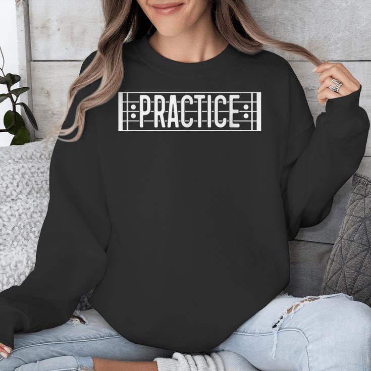 Practice Repeat Music Teacher Band Director Unisex Sweatshirt, funny design