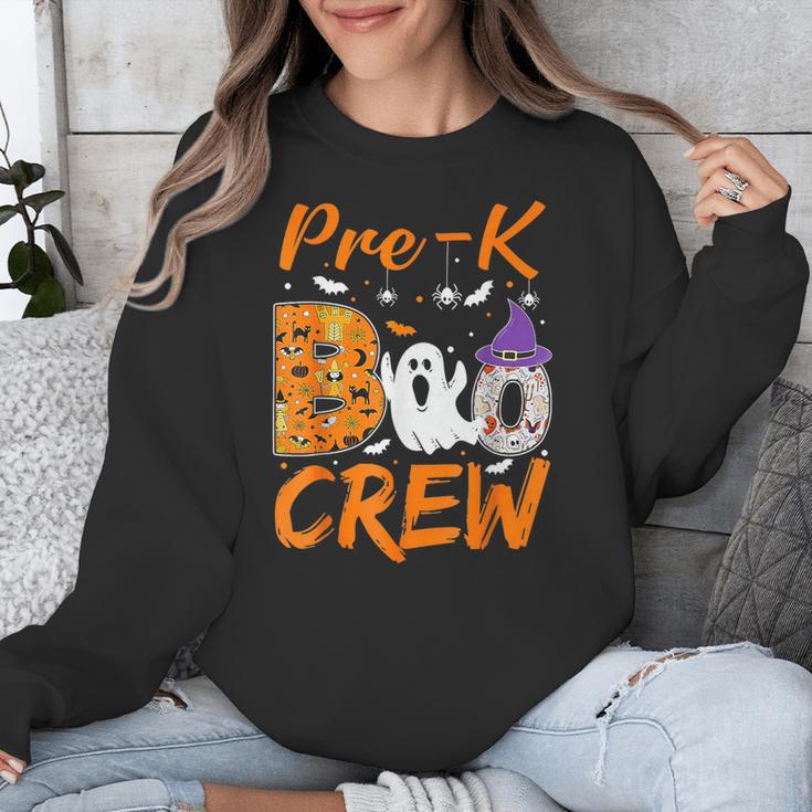 Pre K Boo Crew Teacher Student Halloween Pre Kindergarten Unisex Sweatshirt, funny design Pre K Boo Crew Teacher Student Halloween Pre Kindergarten Unisex Sweatshirt, funny design