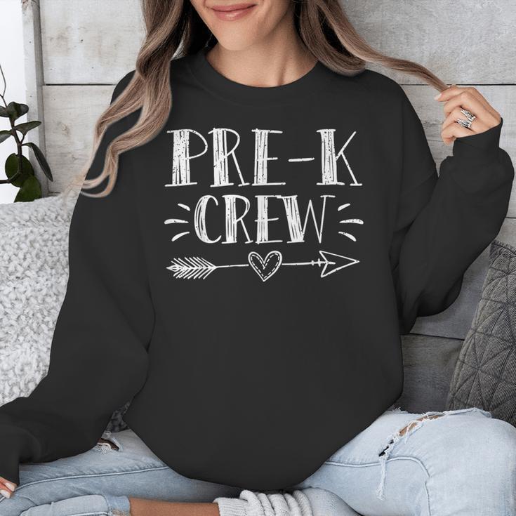 Pre-K Crew 1st Day Of School Pre-K Teacher Team Unisex Sweatshirt, funny design Pre-K Crew 1st Day Of School Pre-K Teacher Team Unisex Sweatshirt, funny design