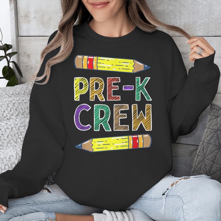 Pre-K Crew PreK Teachers Back To School Unisex Sweatshirt, funny design Pre-K Crew PreK Teachers Back To School Unisex Sweatshirt, funny design