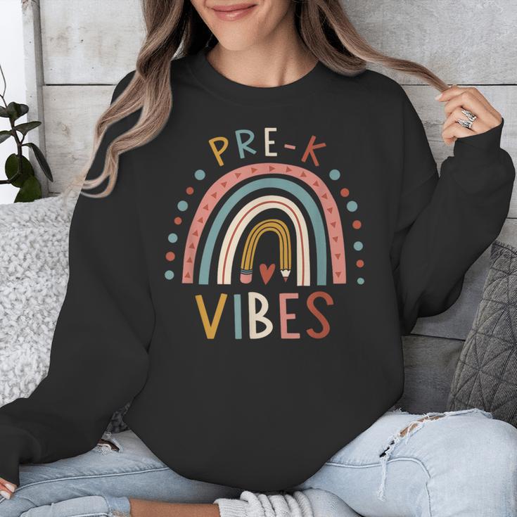 Pre K Vibes Back To School Student Teacher Unisex Sweatshirt, funny design Pre K Vibes Back To School Student Teacher Unisex Sweatshirt, funny design