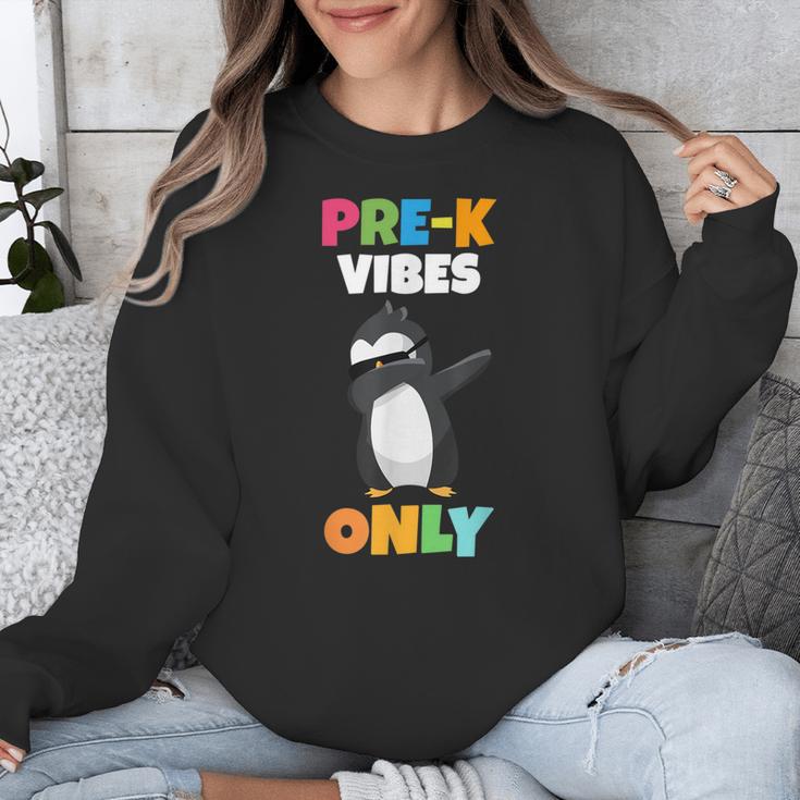 Pre-K Vibes Only Penguin Teachers Kids Back To School Unisex Sweatshirt, funny design Pre-K Vibes Only Penguin Teachers Kids Back To School Unisex Sweatshirt, funny design