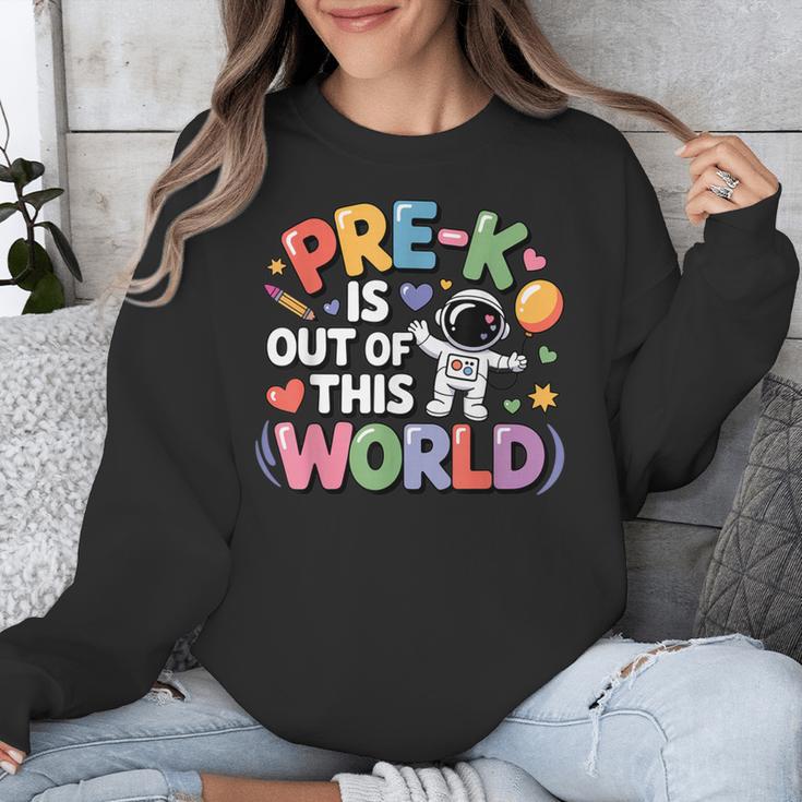 Pre-K Is Out Of This World Space Planets Teacher Unisex Sweatshirt, funny design Pre-K Is Out Of This World Space Planets Teacher Unisex Sweatshirt, funny design