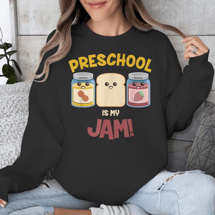 Preschool Is My Jam Teacher Shirt Unisex Sweatshirt, funny design Preschool Is My Jam Teacher Shirt Unisex Sweatshirt, funny design