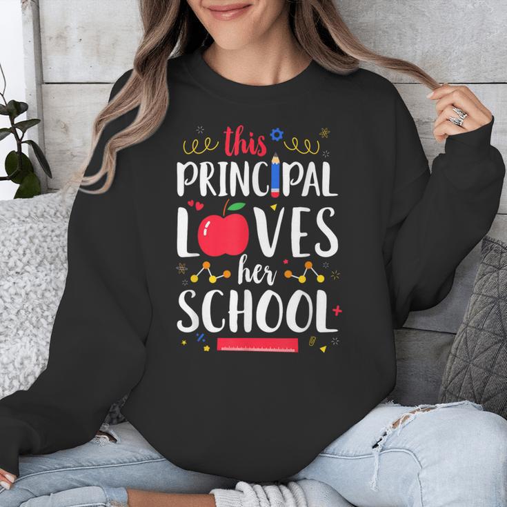 This Principal Loves Her School Teacher Appreciation Unisex Sweatshirt, funny design This Principal Loves Her School Teacher Appreciation Unisex Sweatshirt, funny design