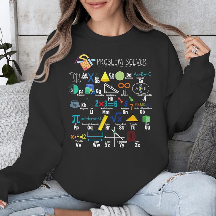 Problem Solver Math Alphabet ABC Teacher Students Unisex Sweatshirt, funny design Problem Solver Math Alphabet ABC Teacher Students Unisex Sweatshirt, funny design