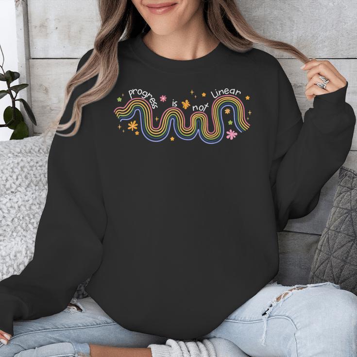 Progress Is Not Linear Sped Ed Special Education Teacher Unisex Sweatshirt, funny design Progress Is Not Linear Sped Ed Special Education Teacher Unisex Sweatshirt, funny design