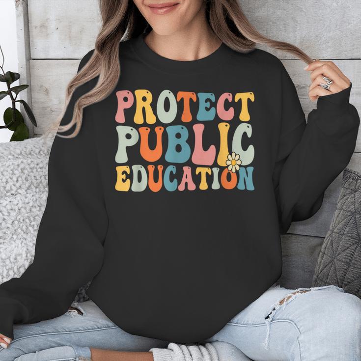 Protect Public Education Public Teacher School Unisex Sweatshirt, funny design