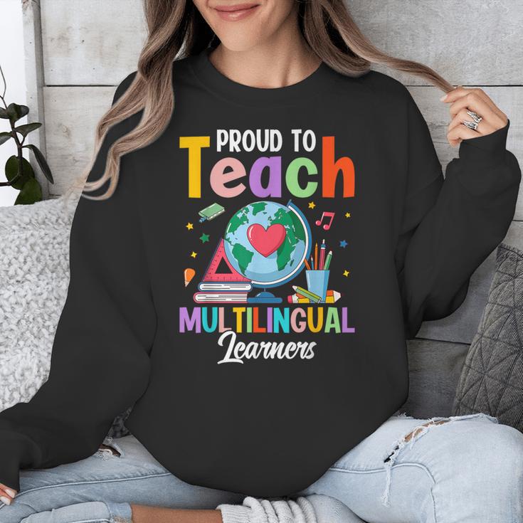 Proud To Teach Multilingual Learner ESL English Teacher Unisex Sweatshirt, Esl Teacher Gifts, English Teacher Gifts, funny design Proud To Teach Multilingual Learner ESL English Teacher Unisex Sweatshirt, Esl Teacher Gifts, English Teacher Gifts, funny design