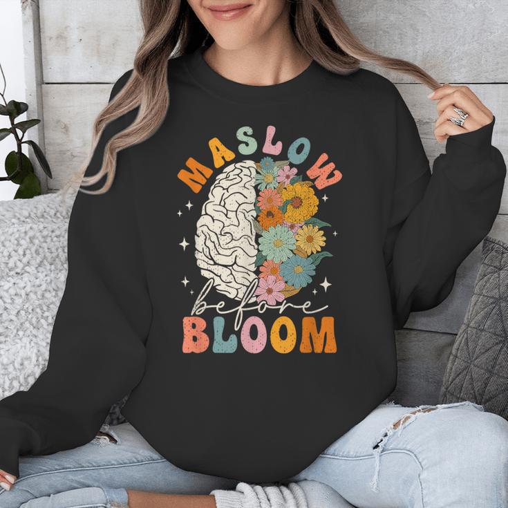 Psychologist Maslow Before Bloom Sped Teacher Classroom Unisex Sweatshirt, funny design Psychologist Maslow Before Bloom Sped Teacher Classroom Unisex Sweatshirt, funny design