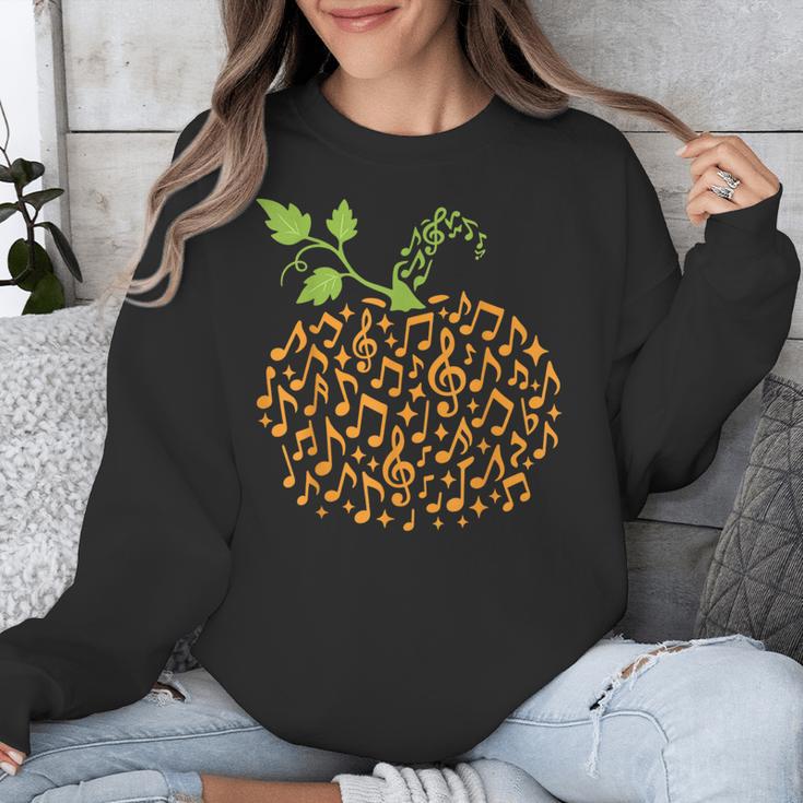 Pumpkin Music Notes Fall Teacher Autumn Halloween Unisex Sweatshirt, funny design Pumpkin Music Notes Fall Teacher Autumn Halloween Unisex Sweatshirt, funny design