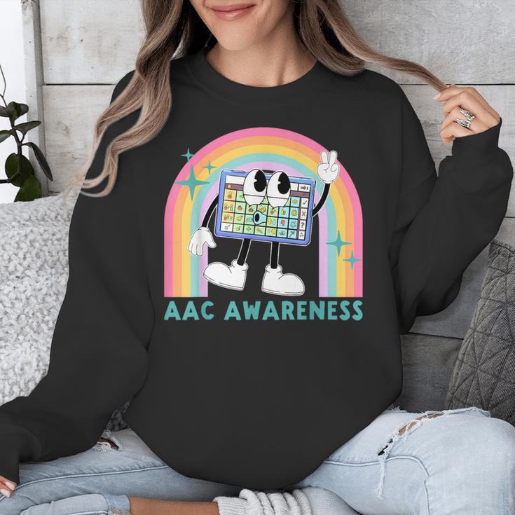 Rainbow AAC Awareness Month SPED Teacher SLP Communication Unisex Sweatshirt, funny design Rainbow AAC Awareness Month SPED Teacher SLP Communication Unisex Sweatshirt, funny design