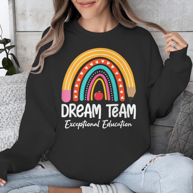 Rainbow Pencil Dream Exceptional Education Team SPED Teacher Unisex Sweatshirt, funny design Rainbow Pencil Dream Exceptional Education Team SPED Teacher Unisex Sweatshirt, funny design