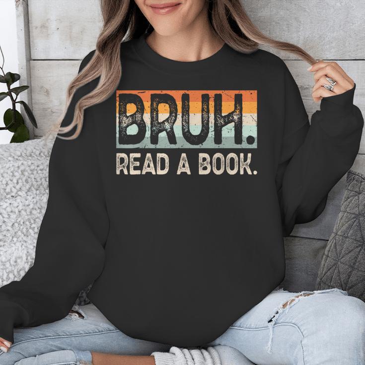 Read A Book Bruh Cool Ela English Teacher Reading Literature Unisex Sweatshirt, English Teacher Gifts, funny design Read A Book Bruh Cool Ela English Teacher Reading Literature Unisex Sweatshirt, English Teacher Gifts, funny design