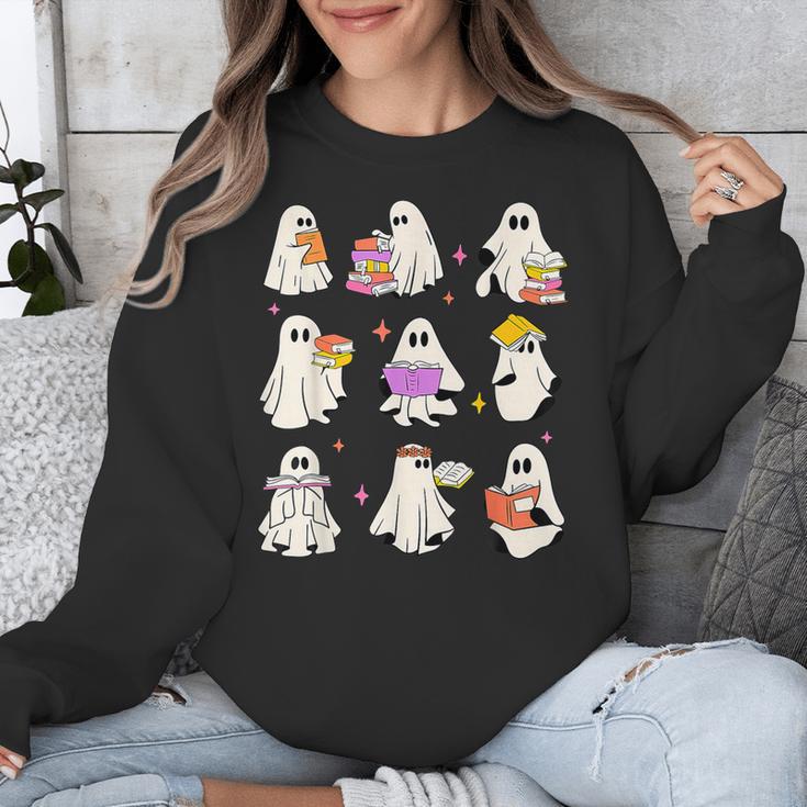 Read More Books Spooky Teacher Halloween Ghost Reading Book Unisex Sweatshirt, funny design Read More Books Spooky Teacher Halloween Ghost Reading Book Unisex Sweatshirt, funny design