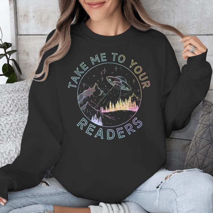 Take Reading English Teacher Library Alien Space T-S Tie Dye Unisex Sweatshirt, English Teacher Gifts, funny design Take Reading English Teacher Library Alien Space T-S Tie Dye Unisex Sweatshirt, English Teacher Gifts, funny design