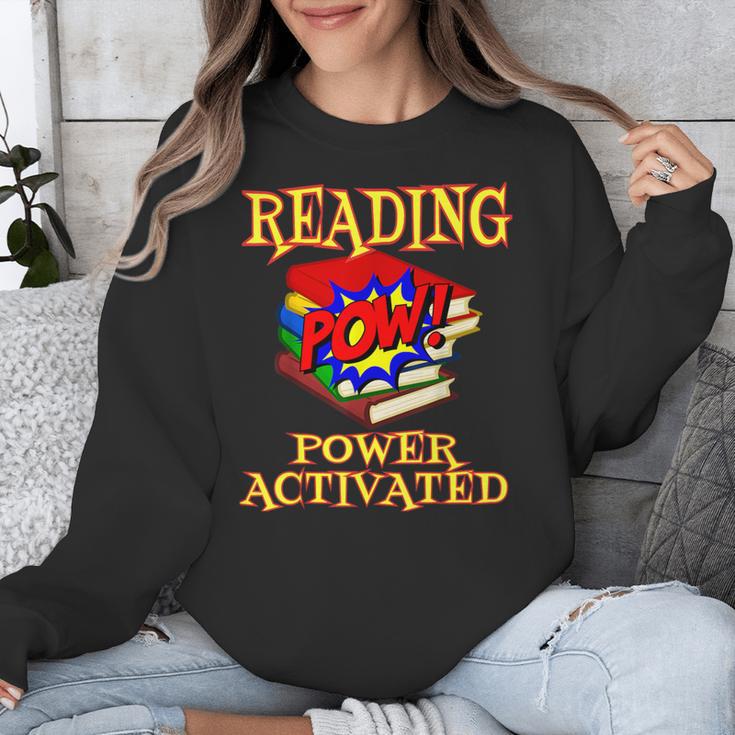 Reading Super Power Activated Superhero Teacher Or Student Men Women Girls Kids Unisex Sweatshirt, Super Teacher Gifts, funny design Reading Super Power Activated Superhero Teacher Or Student Men Women Girls Kids Unisex Sweatshirt, Super Teacher Gifts, funny design