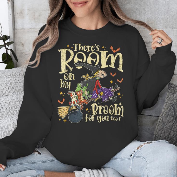 There's Room On My Broom For You Too Teacher Halloween Unisex Sweatshirt, funny design There's Room On My Broom For You Too Teacher Halloween Unisex Sweatshirt, funny design
