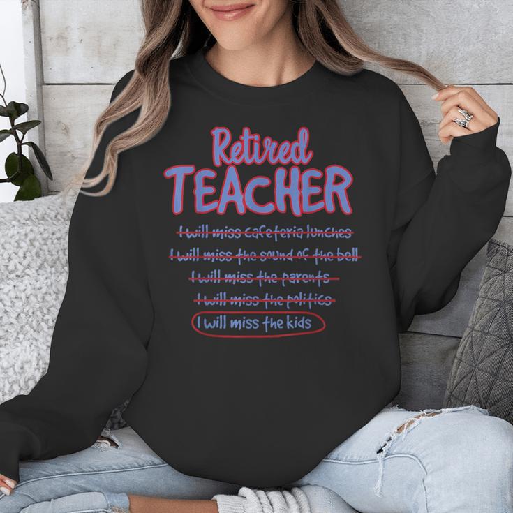 Retiring Teacher Tshirt For Retired Teachers For Men Women Unisex Sweatshirt, funny design