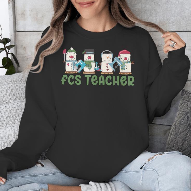 Retro Christmas Snowman FCS Teacher Family Consumer Science Unisex Sweatshirt, Science Teacher Gifts, funny design Retro Christmas Snowman FCS Teacher Family Consumer Science Unisex Sweatshirt, Science Teacher Gifts, funny design