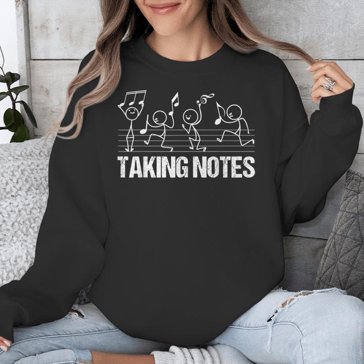 Retro Vintage Musical Taking Notes Teachers Music Love Unisex Sweatshirt, funny design Retro Vintage Musical Taking Notes Teachers Music Love Unisex Sweatshirt, funny design
