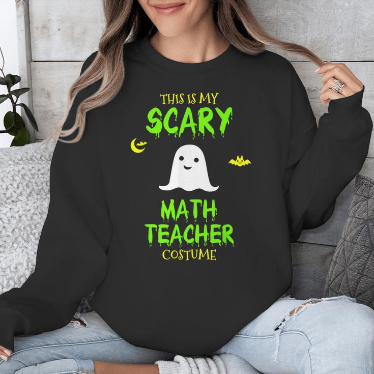 Scary Math Teacher Costume Halloween Lazy Easy Christmas Unisex Sweatshirt, funny design Scary Math Teacher Costume Halloween Lazy Easy Christmas Unisex Sweatshirt, funny design
