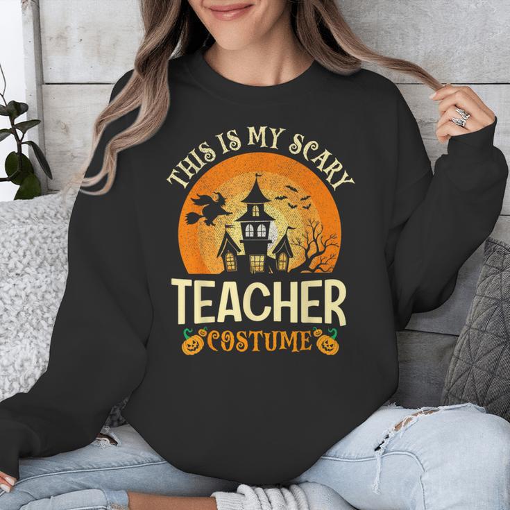 This Is My Scary Teacher Costume Halloween Unisex Sweatshirt, funny design This Is My Scary Teacher Costume Halloween Unisex Sweatshirt, funny design