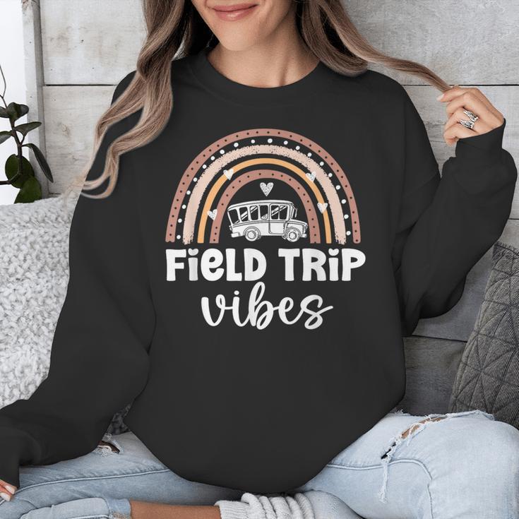School Bus Trip Vibes Students Teachers Students Field Trip Unisex Sweatshirt, funny design School Bus Trip Vibes Students Teachers Students Field Trip Unisex Sweatshirt, funny design