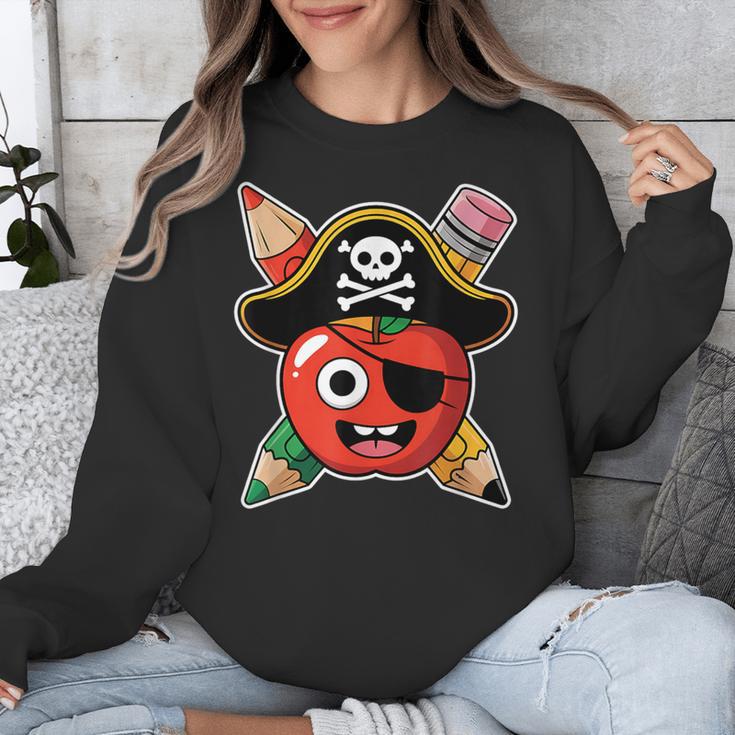 School International Talk Like A Pirate Day Pirate Teacher Unisex Sweatshirt, funny design School International Talk Like A Pirate Day Pirate Teacher Unisex Sweatshirt, funny design