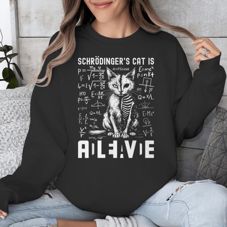 Schrodinger's Cat Dead And Alive Physics Teacher Unisex Sweatshirt, funny design Schrodinger's Cat Dead And Alive Physics Teacher Unisex Sweatshirt, funny design