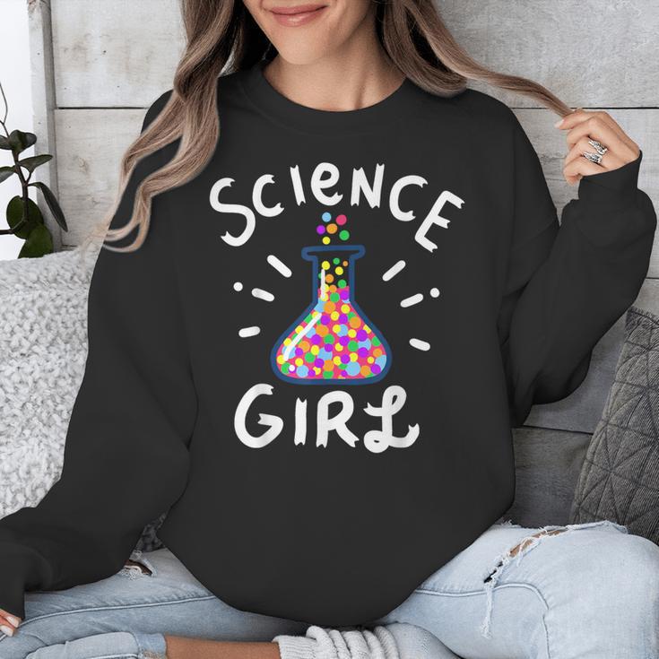 Science Girl Chemistry Biology Student Teacher Unisex Sweatshirt, Science Teacher Gifts, funny design