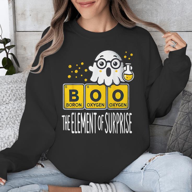 Science Teacher Halloween Elements Of Surprise Chemistry Unisex Sweatshirt, Science Teacher Gifts, funny design
