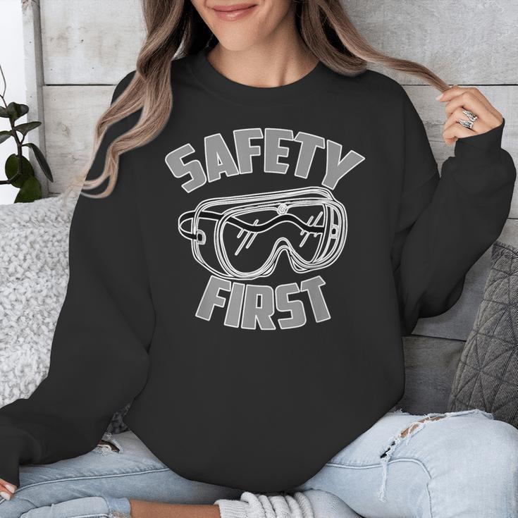 Science Teacher Shirt Safety First STEM STEAM Shirt Unisex Sweatshirt, Science Teacher Gifts, funny design