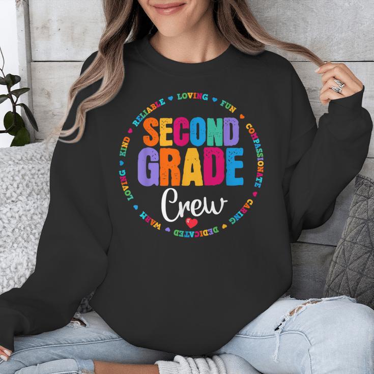 Second Grade Crew 2nd Back To School Teacher Team Squad Unisex Sweatshirt, 2nd Grade Teacher Gifts, funny design Second Grade Crew 2nd Back To School Teacher Team Squad Unisex Sweatshirt, 2nd Grade Teacher Gifts, funny design
