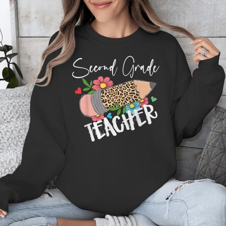 Second Grade Teacher Leopard Pencil 2nd Grade Women Teacher Unisex Sweatshirt, 2nd Grade Teacher Gifts, funny design Second Grade Teacher Leopard Pencil 2nd Grade Women Teacher Unisex Sweatshirt, 2nd Grade Teacher Gifts, funny design