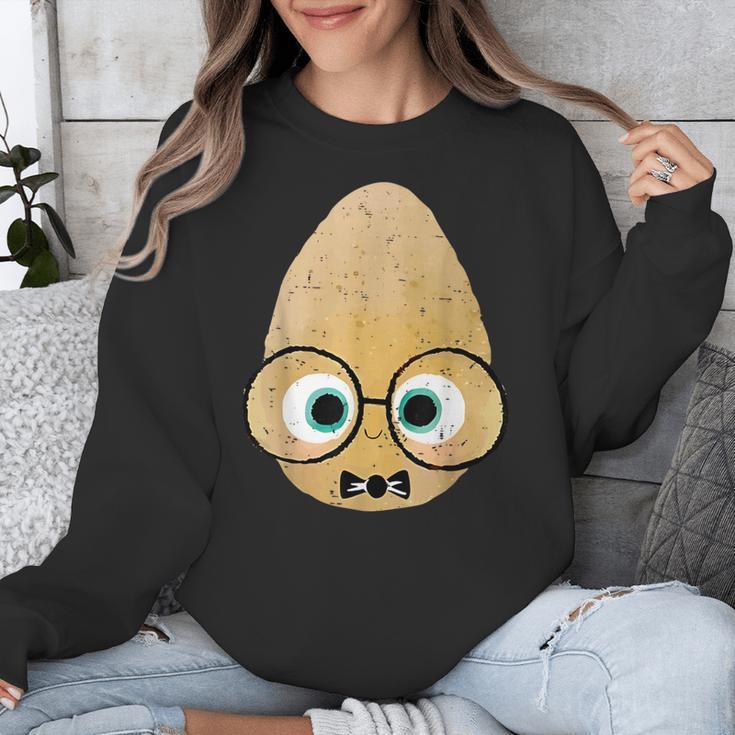 The Smart Seed Good Egg Teacher Halloween Costume Food Group Unisex Sweatshirt, funny design