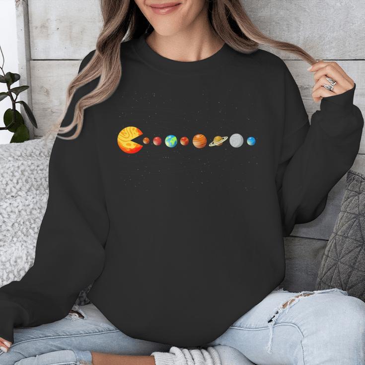 Solar System Teacher Video Games Sun Eating Planets Unisex Sweatshirt, funny design Solar System Teacher Video Games Sun Eating Planets Unisex Sweatshirt, funny design
