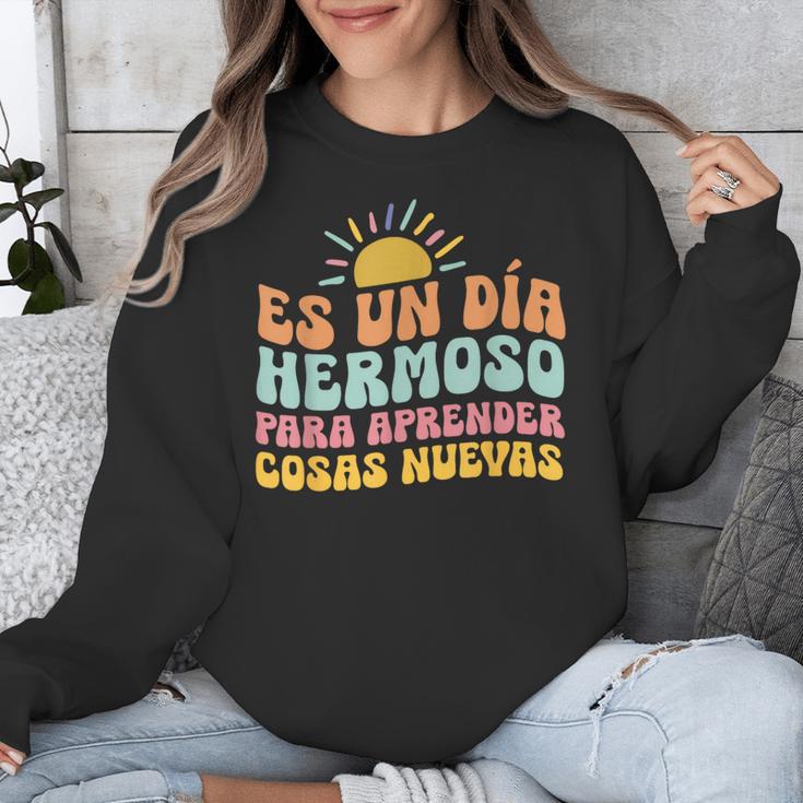 Spanish Multilingual Teacher Dual Languages Bilingual Unisex Sweatshirt, funny design Spanish Multilingual Teacher Dual Languages Bilingual Unisex Sweatshirt, funny design