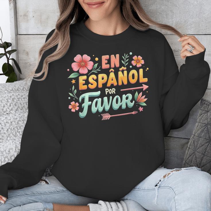 Spanish Teacher Maestra Dimelo En Espanol Por Favor Unisex Sweatshirt, funny design Spanish Teacher Maestra Dimelo En Espanol Por Favor Unisex Sweatshirt, funny design