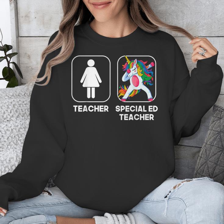 Special Ed Teacher Dabbing Unicorn Teacher Women Unisex Sweatshirt, funny design Special Ed Teacher Dabbing Unicorn Teacher Women Unisex Sweatshirt, funny design