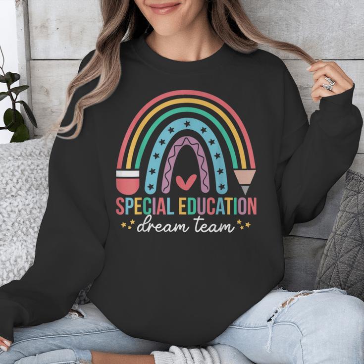 Special Education Dream Team Rainbow SPED Teacher Autism Unisex Sweatshirt, funny design Special Education Dream Team Rainbow SPED Teacher Autism Unisex Sweatshirt, funny design