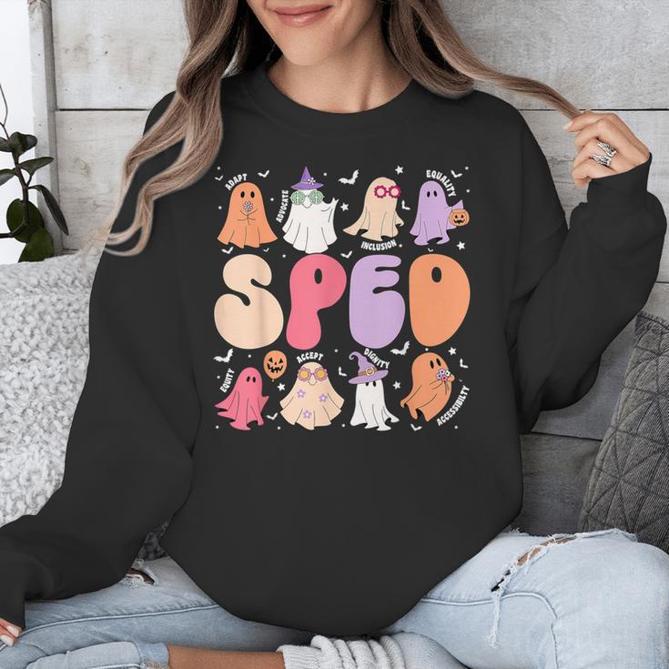 Special Education Teacher Ghosts Halloween SPED Teacher Unisex Sweatshirt, funny design