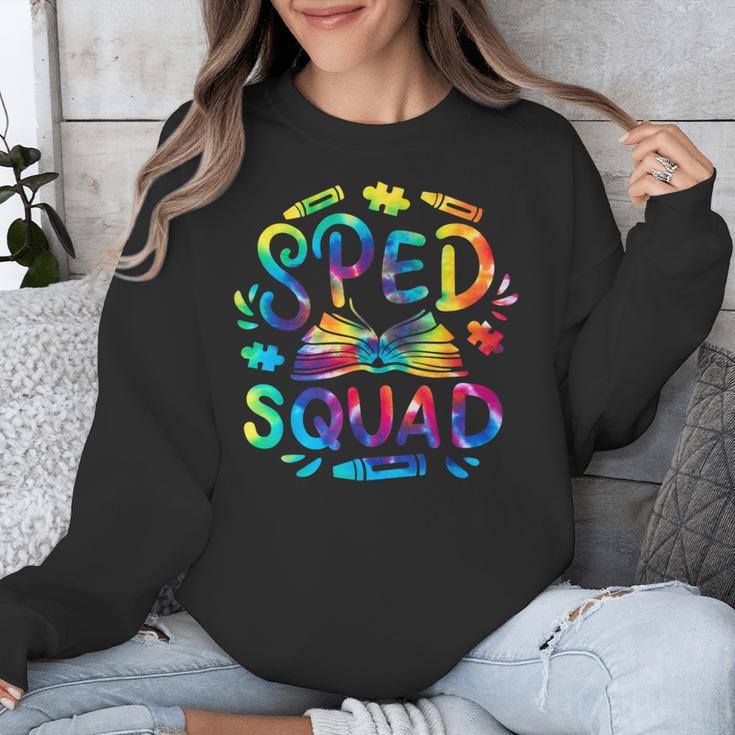 Special Education Teacher Sped Squad SPED Teacher Tie Dye Unisex Sweatshirt, funny design Special Education Teacher Sped Squad SPED Teacher Tie Dye Unisex Sweatshirt, funny design