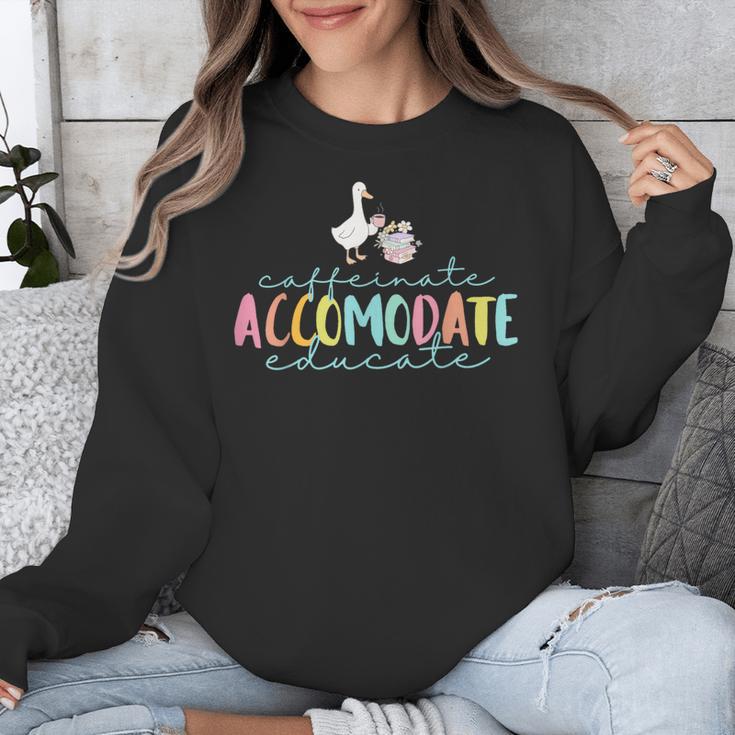 SPED Dream Team Teachers Special Education Silly Goose Unisex Sweatshirt, funny design SPED Dream Team Teachers Special Education Silly Goose Unisex Sweatshirt, funny design