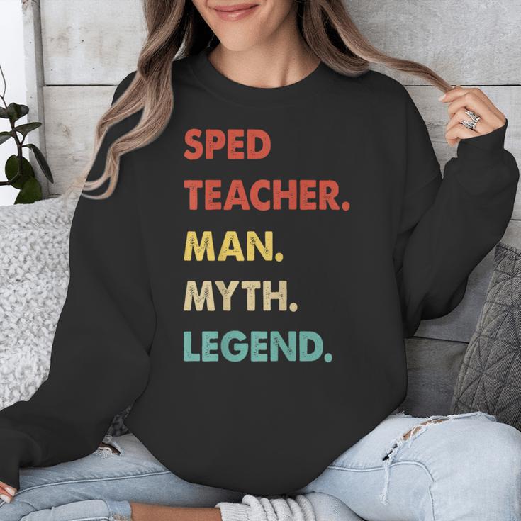 Sped Teacher Man Myth Legend Unisex Sweatshirt, funny design