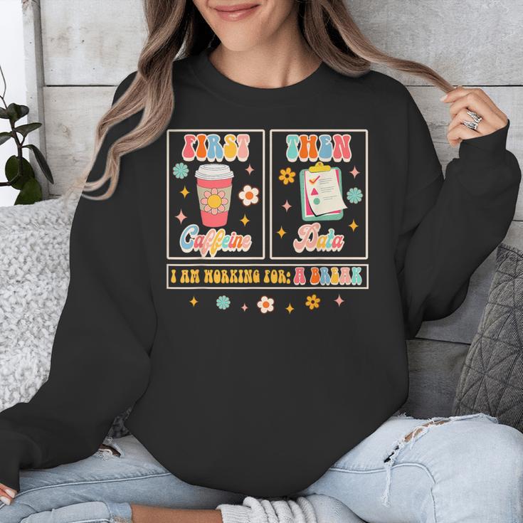 SPED Teacher Special Education First Coffee Then Data For Men Women Unisex Sweatshirt, funny design SPED Teacher Special Education First Coffee Then Data For Men Women Unisex Sweatshirt, funny design