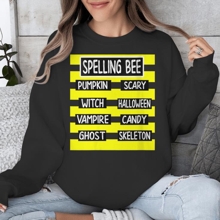 Spelling Bee Pun Halloween Costume For Teachers Unisex Sweatshirt, funny design Spelling Bee Pun Halloween Costume For Teachers Unisex Sweatshirt, funny design