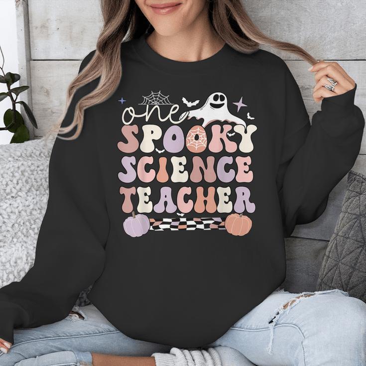 Spooky Science Teacher Halloween Science Teaching For Men Women Unisex Sweatshirt, Science Teacher Gifts, funny design