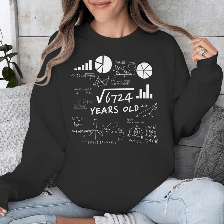 Square Root 82 Year Old Teacher 82nd Birthday For Men Women Kids Unisex Sweatshirt, funny design