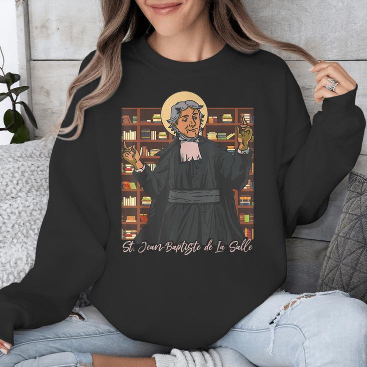 St Jean Baptiste De La Salle Patron Saint Education Teachers Unisex Sweatshirt, funny design